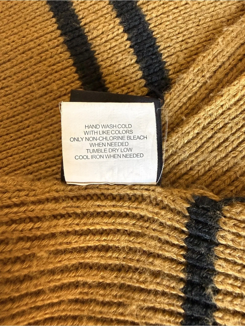 Official Harry Potter Hufflepuff Gold & Black Striped Knit Scarf